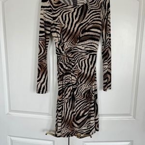 Animal print dress